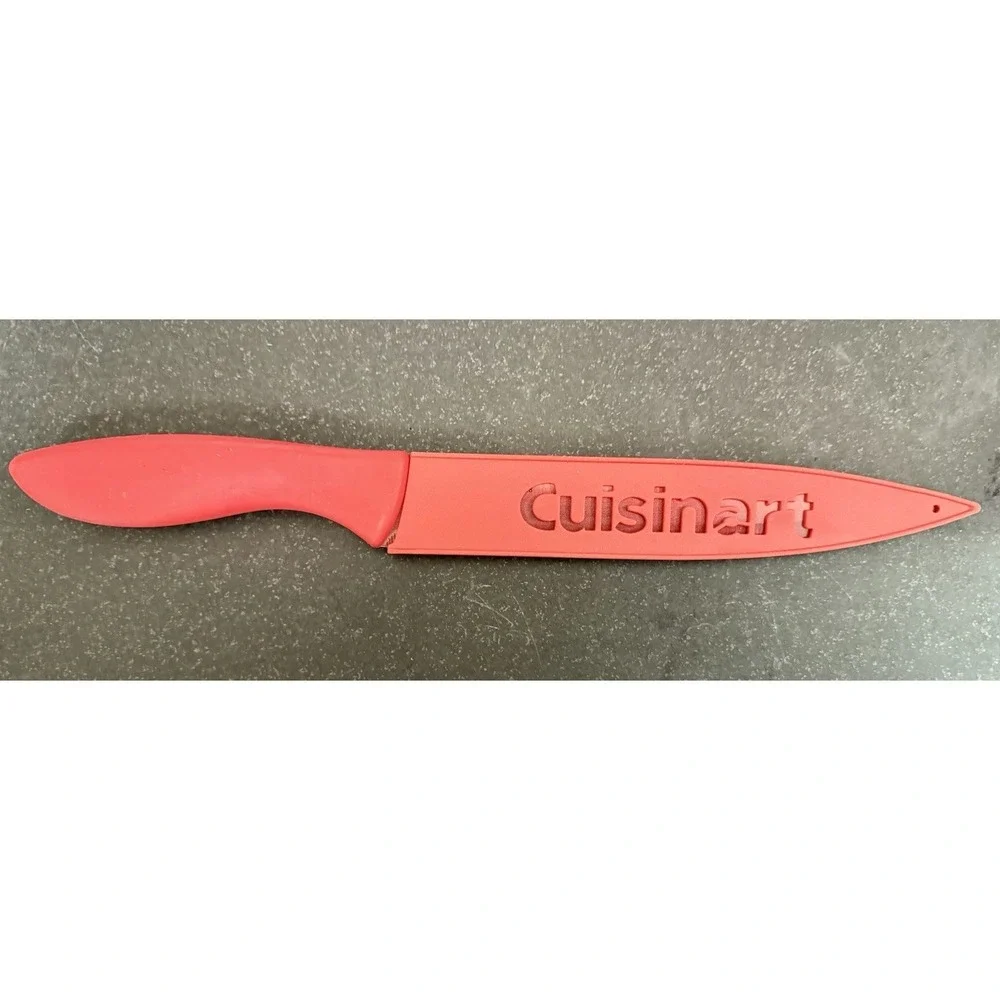 Cuisinart 10 Pc Ceramic-Coated  Stainless Steel Cutlery Set with Blade Guards.